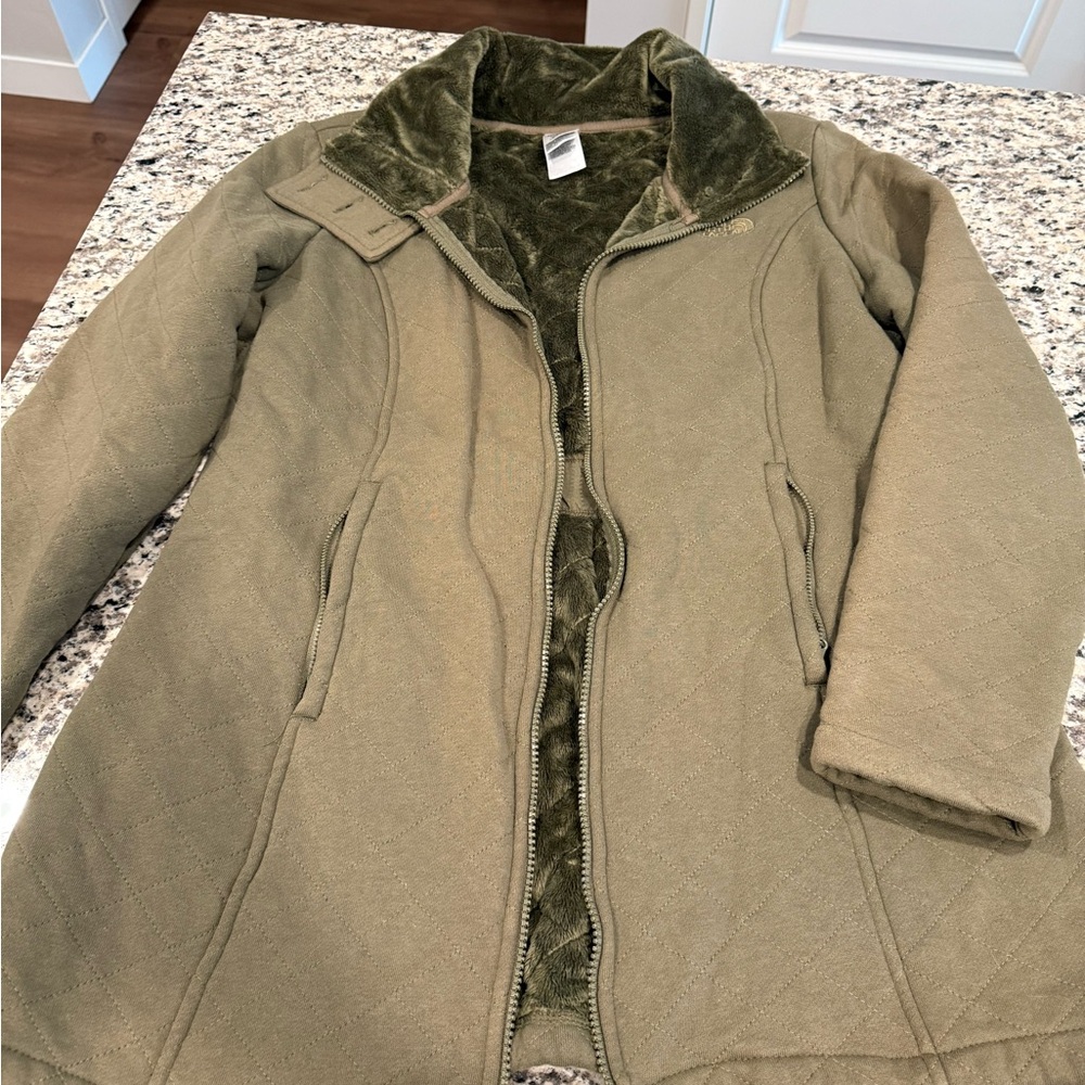 Olive Green Quilted Jacket